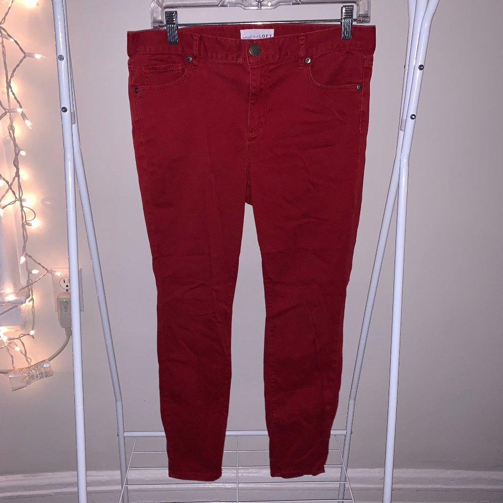 Red Loft Pant
